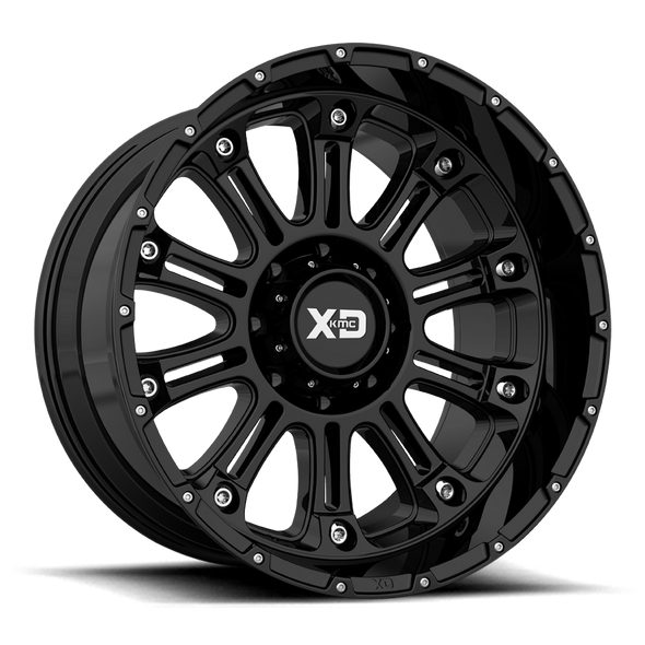 XD XD829 HOSS II 20x10 ET-24 6x135 87.10mm GLOSS BLACK (Load Rated 1134kg)