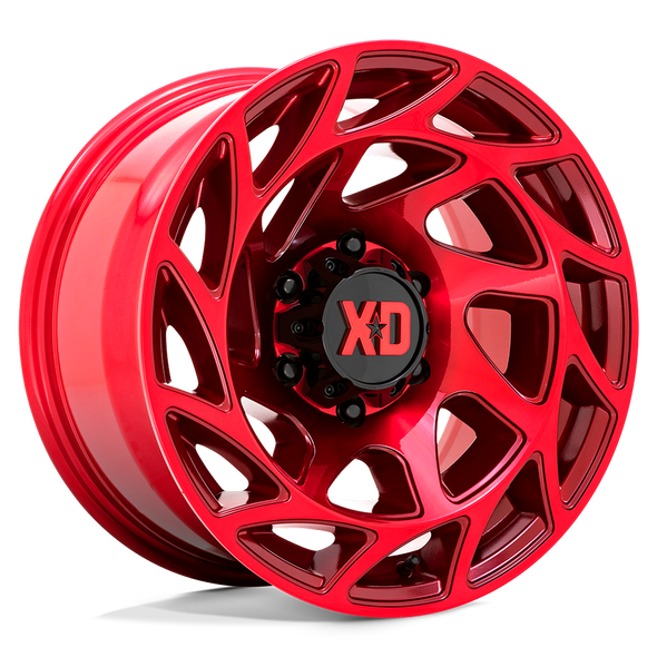 XD XD860 ONSLAUGHT 17x9 ET-12 5x127 71.50mm CANDY RED (Load Rated 1134kg)