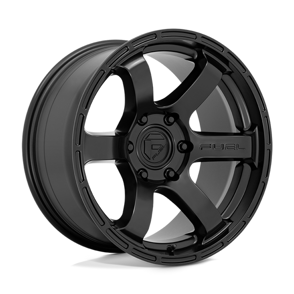 Fuel D766 RUSH 18x9 ET01 6x139.7 106.10mm SATIN BLACK (Load Rated 1134kg)