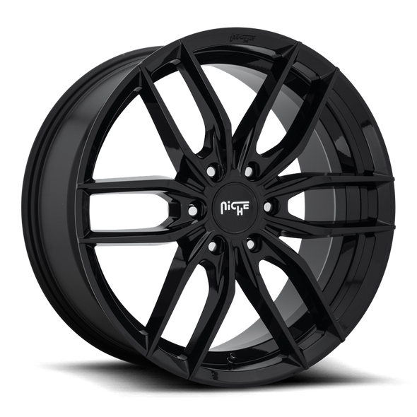 Niche M209 VOSSO 22x9.5 ET30 6x139.7 78.10mm GLOSS BLACK (Load Rated 998kg)