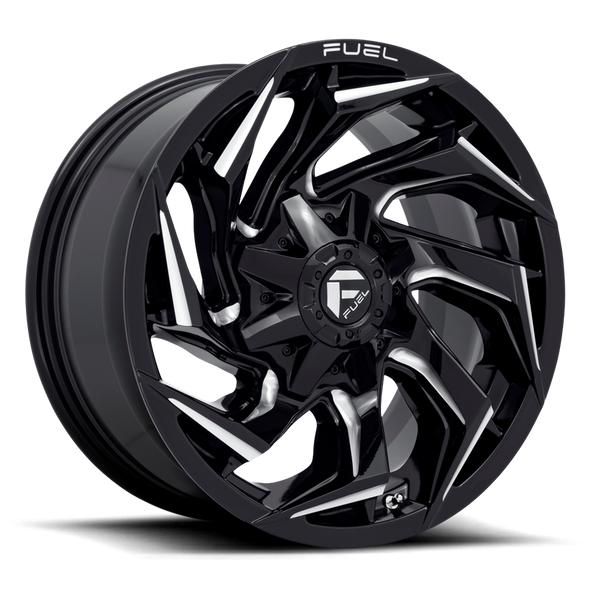 Fuel D753 REACTION 18x9 ET01 8x170 125.10mm GLOSS BLACK MILLED (Load Rated 1678kg)