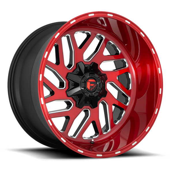 Fuel D691 TRITON 20x10 ET-18 5x114.3/127 78.10mm CANDY RED MILLED (Load Rated 1134kg)