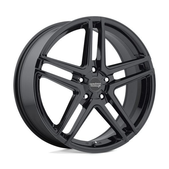 American Racing AR907 16x7 ET40 5x112 72.56mm GLOSS BLACK (Load Rated 581kg)