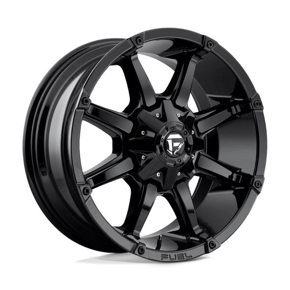 Fuel D575 COUPLER 20x9 ET01 6x135/139.7 106.10mm GLOSS BLACK (Load Rated 1134kg)