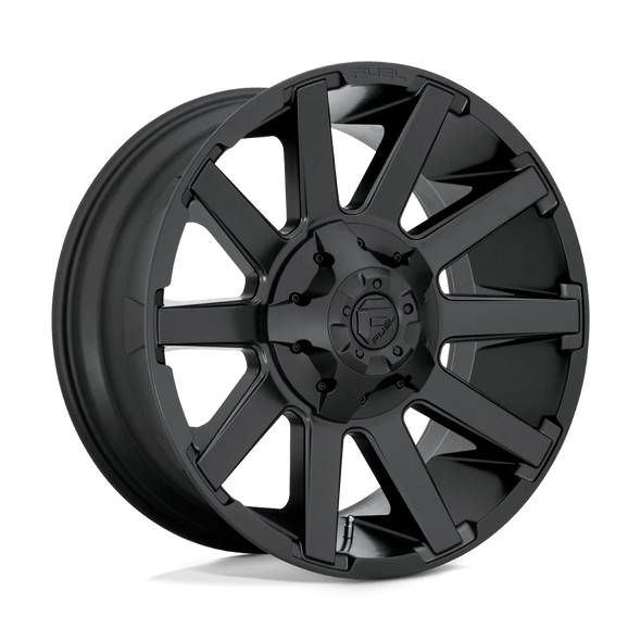 Fuel D437 CONTRA 20x10 ET-18 8x170 125.10mm SATIN BLACK (Load Rated 1678kg)