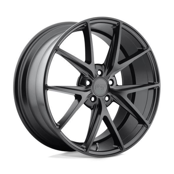 Niche M117 MISANO 22x9 ET38 5x114.3 72.56mm MATTE BLACK (Load Rated 907kg)