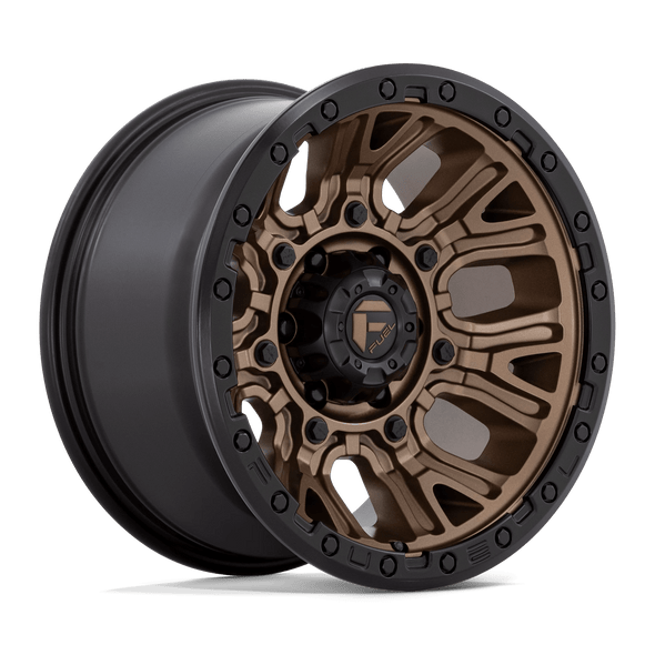 Fuel D826 TRACTION 17x9 ET-12 6x139.7 106.10mm MATTE BRONZE W/ BLACK RING (Load Rated 1134kg)