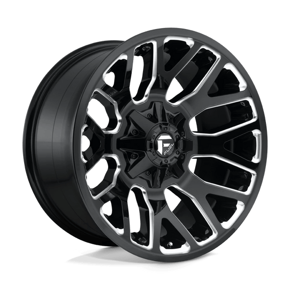 Fuel D623 WARRIOR 20x10 ET-18 5x114.3/127 78.10mm GLOSS BLACK MILLED (Load Rated 1134kg)