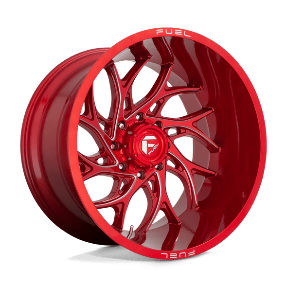 Fuel D742 RUNNER 22x12 ET-44 6x139.7 106.10mm CANDY RED MILLED (Load Rated 1134kg)