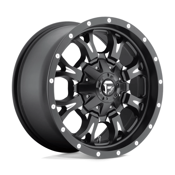 Fuel D517 KRANK 18x9 ET20 6x135/139.7 106.10mm MATTE BLACK MILLED (Load Rated 1134kg)