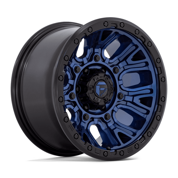 Fuel D827 TRACTION 20x9 ET1 5x127 71.50mm DARK BLUE W/ BLACK RING (Load Rated 1134kg)