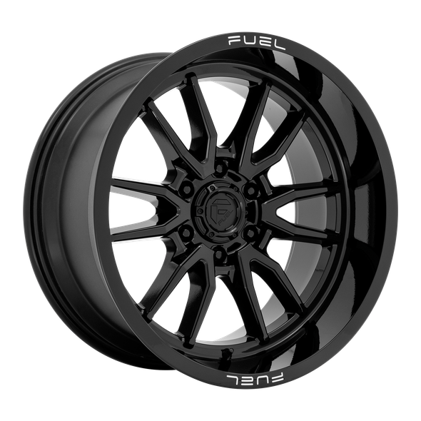 Fuel D760 CLASH 22x12 ET-44 6x135 87.10mm GLOSS BLACK (Load Rated 1134kg)