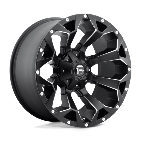 Fuel D546 ASSAULT 22x9.5 ET20 5x139.7/150 110.10mm MATTE BLACK MILLED (Load Rated 1134kg)