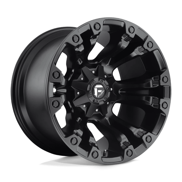 Fuel D560 VAPOR 17x9 ET01 5x139.7/150 110.10mm MATTE BLACK (Load Rated 1134kg)