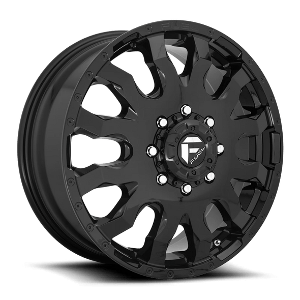 Fuel D675 BLITZ 20x8.25 ET105 8x200 142.00mm GLOSS BLACK (Load Rated 1361kg)