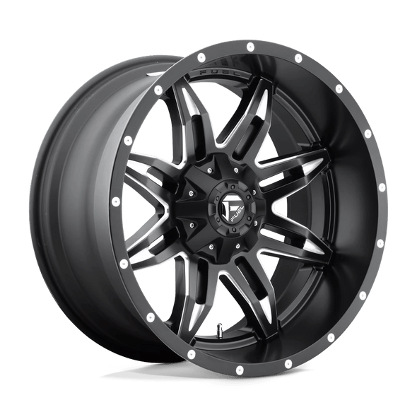 Fuel D567 LETHAL 20x10 ET-24 5x114.3/127 78.10mm MATTE BLACK MILLED (Load Rated 1134kg)