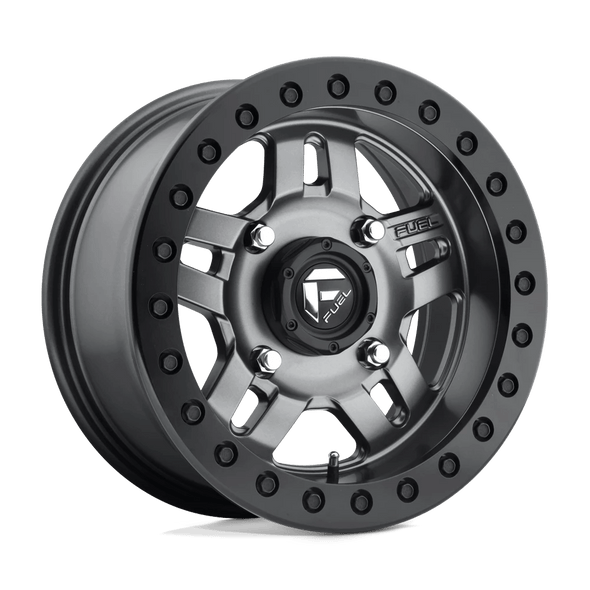 Fuel D918 ANZA BEADLOCK 14x7 ET13 4x156 132.00mm MATTE GUN METAL (Load Rated 454kg)