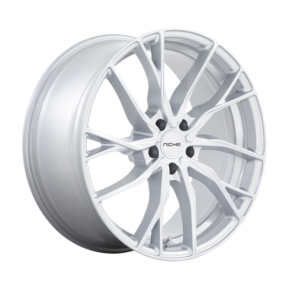 Niche M273 NOVARA 20x9 ET38 5x112 66.56mm SILVER (Load Rated 816kg)