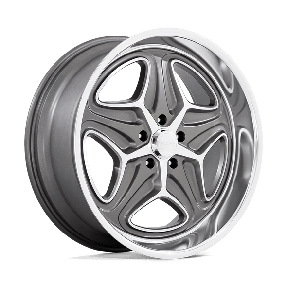 Foose F172 MERLOT 22x10.5 ET6 5x127 78.10mm ANTHRACITE MACHINED (Load Rated 862kg)