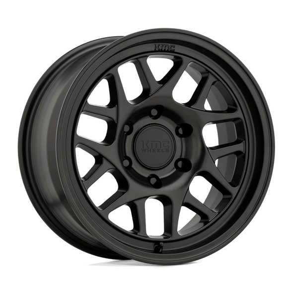 KMC KM717 BULLY OL 16x8 ET0 6x139.7 106.10mm SATIN BLACK (Load Rated 1134kg)