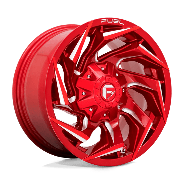 Fuel D754 REACTION 20x9 ET08 6x120 67.06mm CANDY RED MILLED (Load Rated 1134kg)