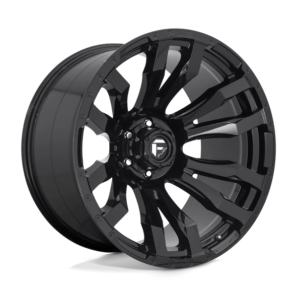 Fuel D675 BLITZ 16x8 ET01 6x139.7 106.10mm GLOSS BLACK (Load Rated 1043kg)