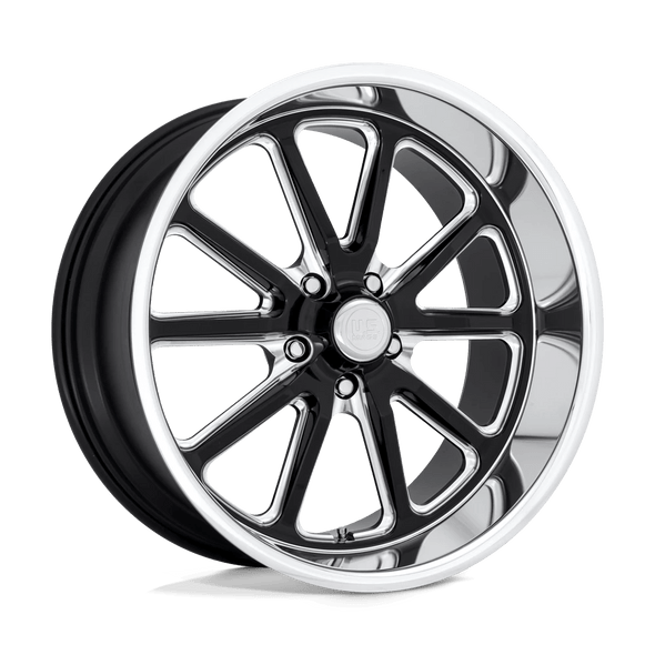 US MAGS U117 RAMBLER 20x8 ET01 5x127 78.10mm GLOSS BLACK MILLED (Load Rated 726kg)