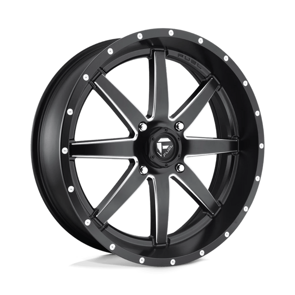 Fuel D538 MAVERICK 15x7 ET13 4x137 110.10mm MATTE BLACK MILLED (Load Rated 454kg)