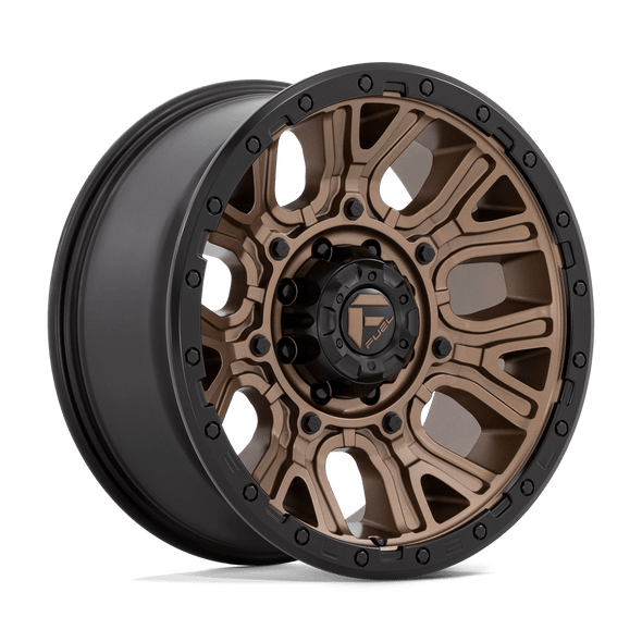 Fuel D826 TRACTION 20x9 ET1 8x180 124.20mm MATTE BRONZE W/ BLACK RING (Load Rated 1678kg)