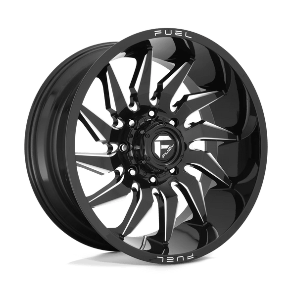 Fuel D744 SABER 20x9 ET01 5x127 71.50mm GLOSS BLACK MILLED (Load Rated 1134kg)