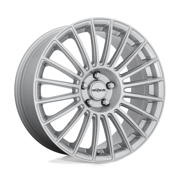 Rotiform R153 BUC 18x8.5 ET45 5x112 66.56mm GLOSS SILVER (Load Rated 726kg)