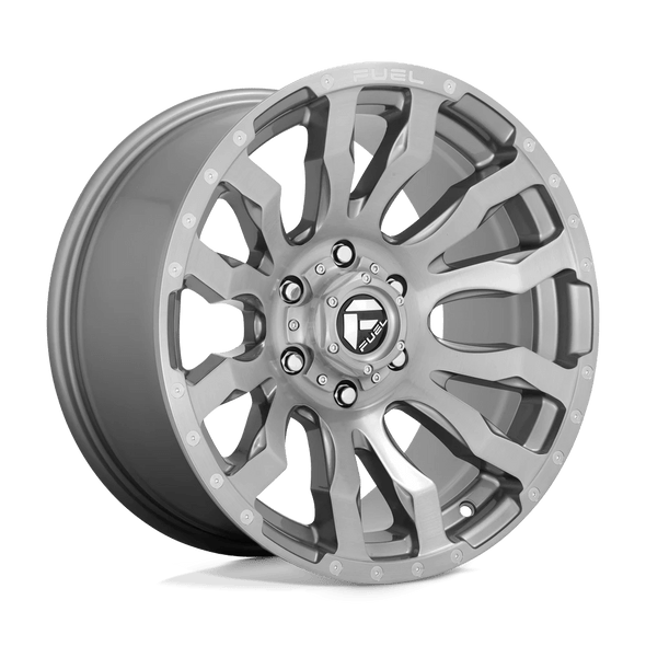 Fuel D693 BLITZ 20x10 ET-18 8x170 125.10mm BRUSHED GUN METAL TINTED CLEAR (Load Rated 1678kg)