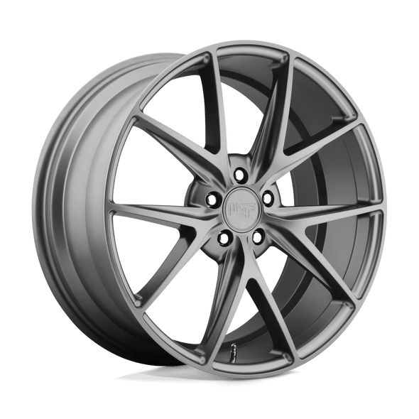 Niche M116 MISANO 18x8 ET40 5x108 63.36mm MATTE GUN METAL (Load Rated 726kg)