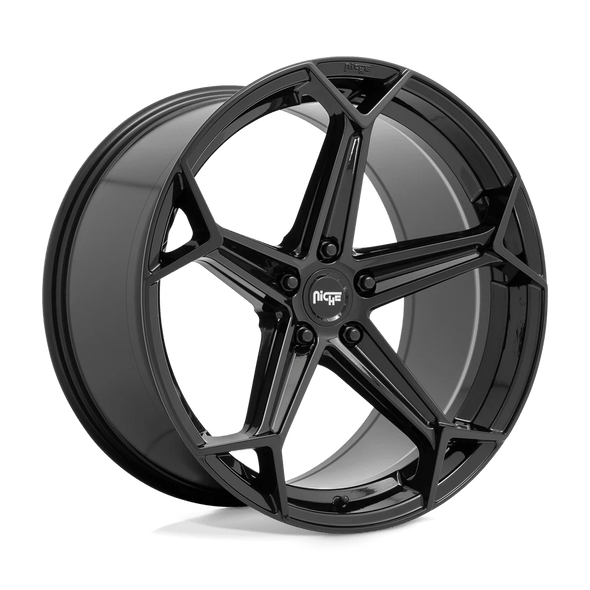 Niche N258 ARROW 20x10.5 ET35 5x120 72.56mm GLOSS BLACK (Load Rated 816kg)