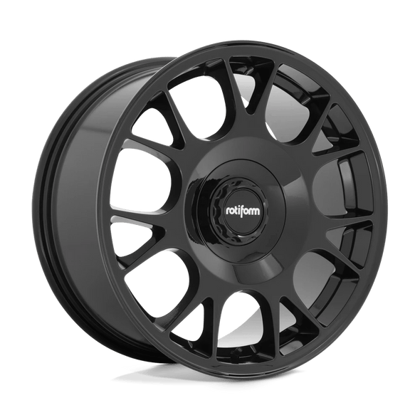 Rotiform R187 TUF-R 18x8.5 ET45 5x112/114.3 72.56mm GLOSSY BLACK (Load Rated 726kg)