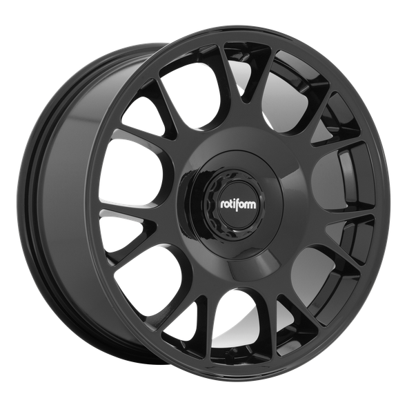 Rotiform R187 TUF-R 18x9.5 ET38 5x108/120 72.56mm GLOSSY BLACK (Load Rated 726kg)