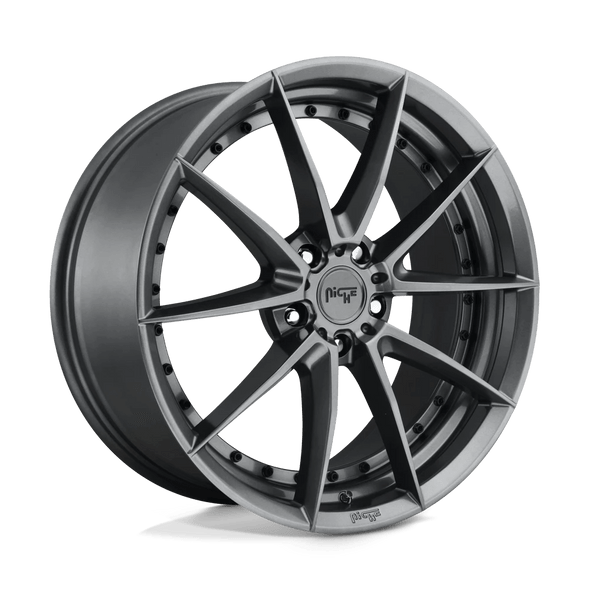 Niche M197 SECTOR 20x9 ET35 5x114 72.56mm GLOSS ANTHRACITE (Load Rated 816kg)