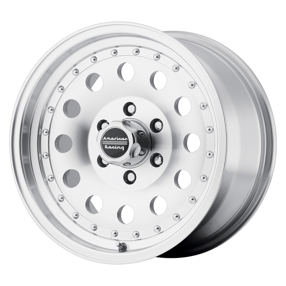 American Racing AR62 OUTLAW II 15x7 ET50 5x120.65 70.30mm MACHINED W/ CLEAR COAT (Load Rated 717kg)