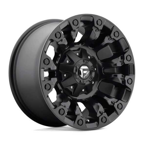 Fuel D560 VAPOR 17x9 ET-12 6x135/139.7 106.10mm MATTE BLACK (Load Rated 1134kg)