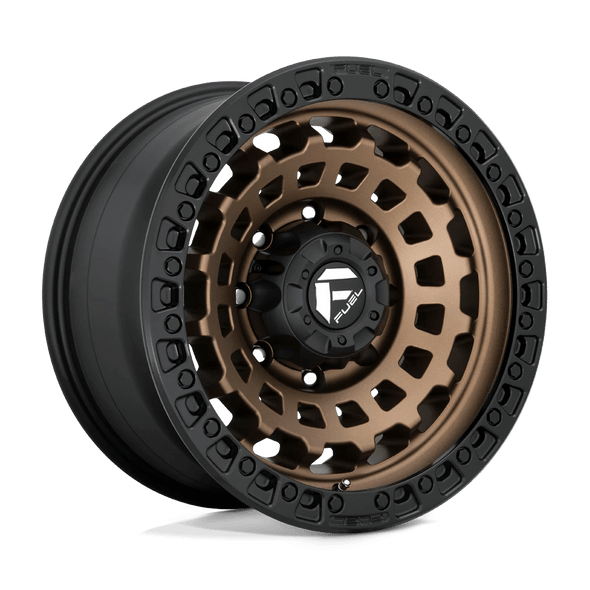 Fuel D634 ZEPHYR 18x9 ET-12 8x165 125.10mm MATTE BRONZE BLACK BEAD RING (Load Rated 1678kg)