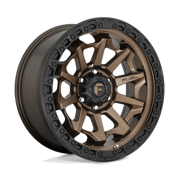 Fuel D696 COVERT 18x9 ET-12 8x165 125.10mm MATTE BRONZE BLACK BEAD RING (Load Rated 1678kg)