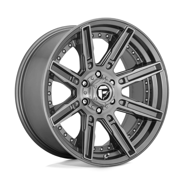 Fuel D710 ROGUE PLATINUM 20x9 ET01 5x127 71.50mm BRUSHED GUN METAL TINTED CLEAR (Load Rated 1134kg)