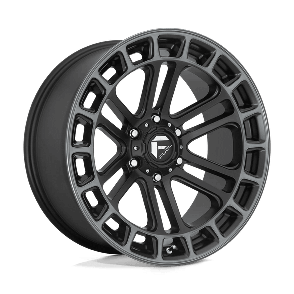 Fuel D720 HEATER 20x9 ET01 6x139.7 106.10mm MATTE BLACK DOUBLE DARK TINT MACHINED (Load Rated 1134kg)