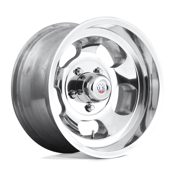 US MAGS U101 INDY 15x8 ET-12 5x140 108.00mm HIGH LUSTER POLISHED (Load Rated 726kg)