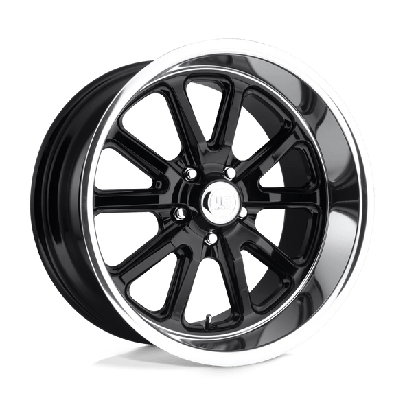 US MAGS U121 RAMBLER 20x9.5 ET01 5x120.65 72.56mm GLOSS BLACK (Load Rated 726kg)