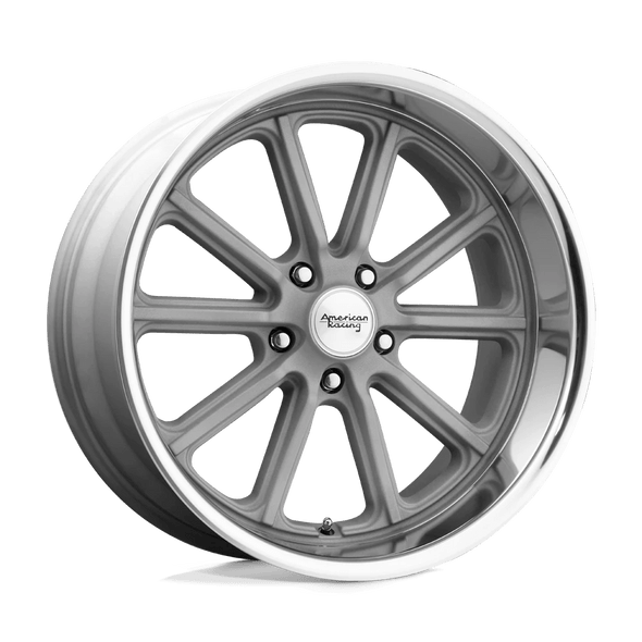 American Racing VN507 RODDER 20x9.5 ET0 5x114.3 72.56mm VINTAGE SILVER W/ DIAMOND CUT LIP (Load Rated 717kg)