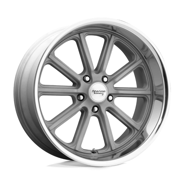 American Racing VN507 RODDER 20x9.5 ET0 5x120.65 72.56mm VINTAGE SILVER W/ DIAMOND CUT LIP (Load Rated 717kg)