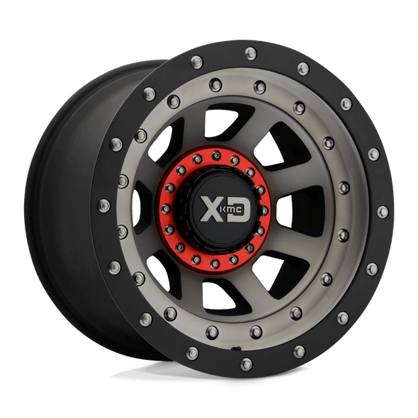 XD XD137 FMJ 17x9 ET-12 5x127/140 78.10mm SATIN BLACK W/ DARK TINT (Load Rated 1134kg)