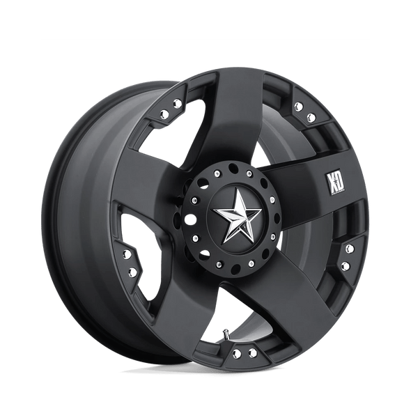 XD XD775 ROCKSTAR 17x9 ET-12 5x127/135 87.10mm MATTE BLACK (Load Rated 1134kg)