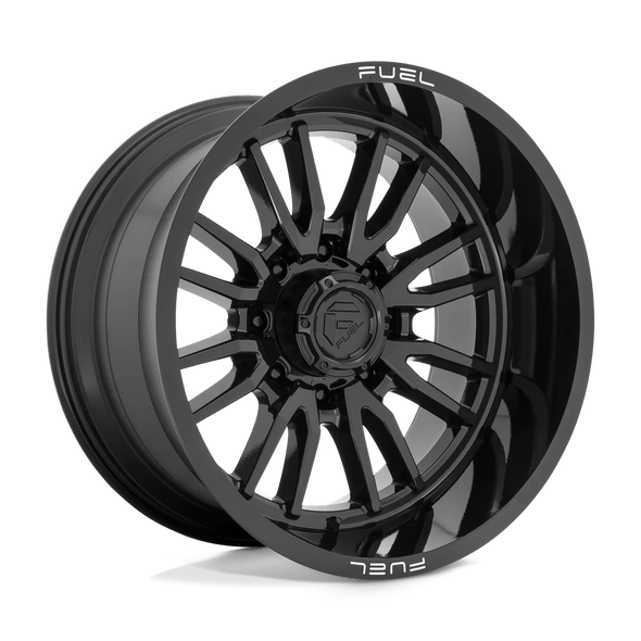 Fuel D760 CLASH 22x12 ET-44 8x170 125.10mm GLOSS BLACK (Load Rated 1678kg)